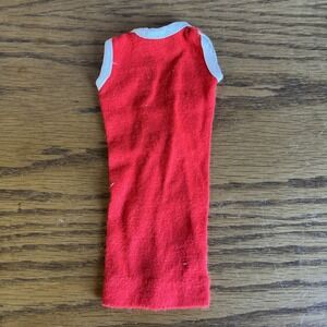 Vintage Ideal Tammy Tressy Doll Red‎ Sheath Dress Open Back 1960's READ